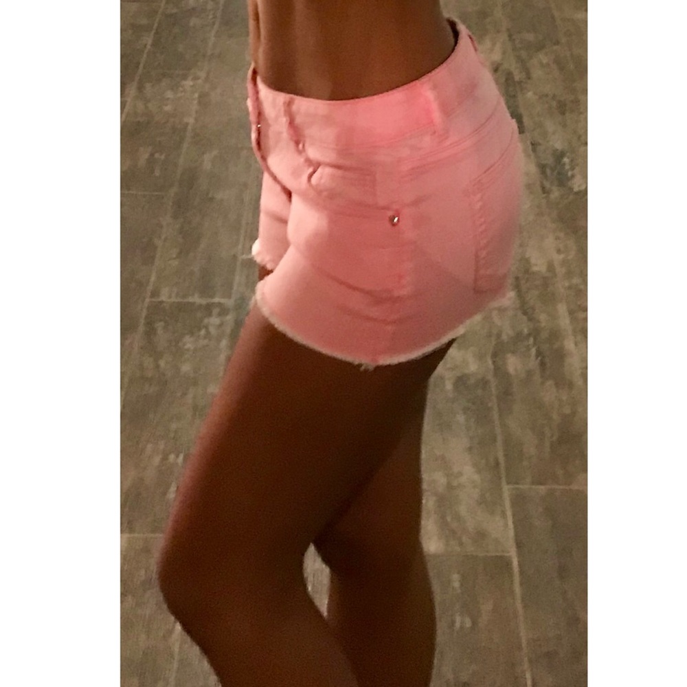 Forever 21 pink cutoff shorts